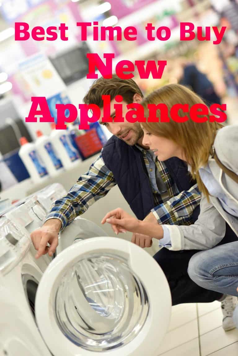 Best Time to Buy New Appliances