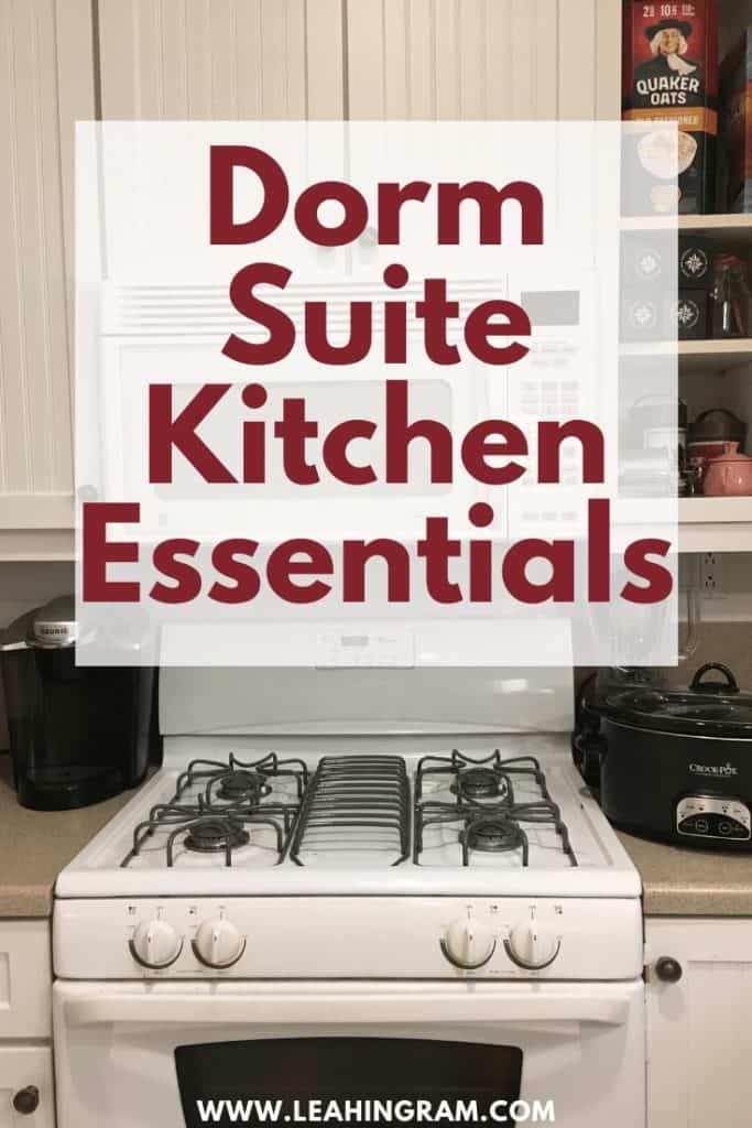 dorm suite kitchen essentials