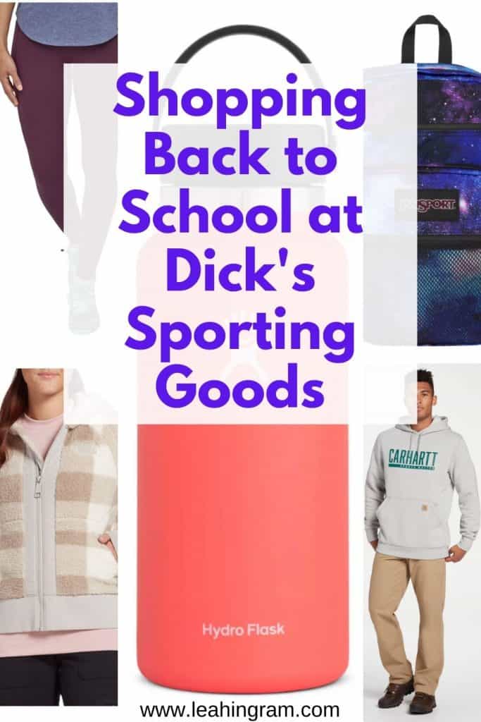 shopping back to school at dicks pin