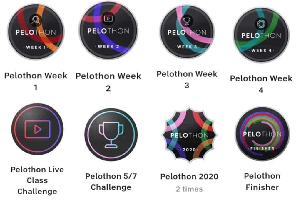 Pelothon badges