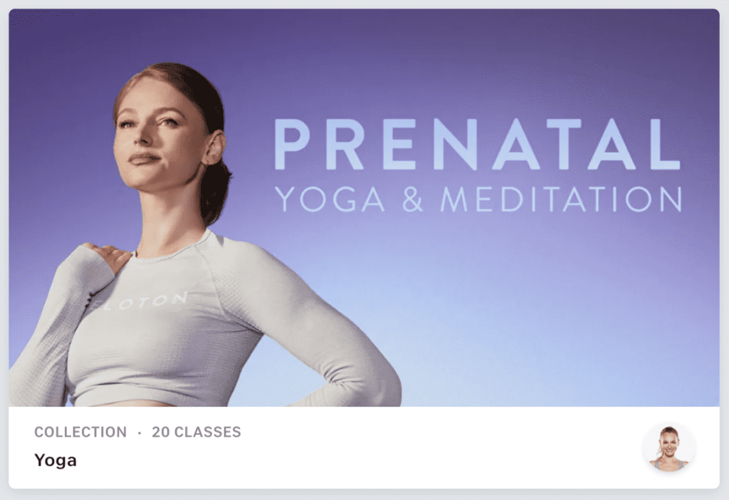 peloton prenatal yoga meditation anna greenberg