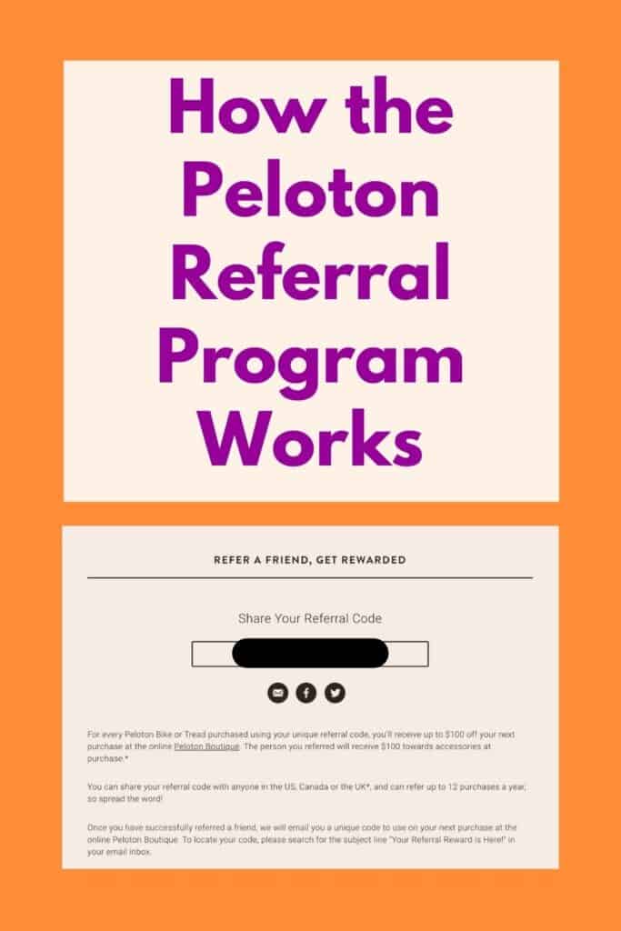 peloton referral code pin