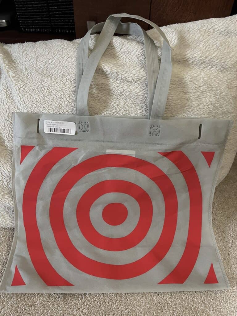 target reusable bag