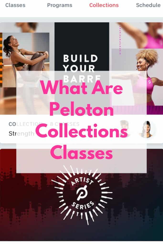peloton collections classes pin