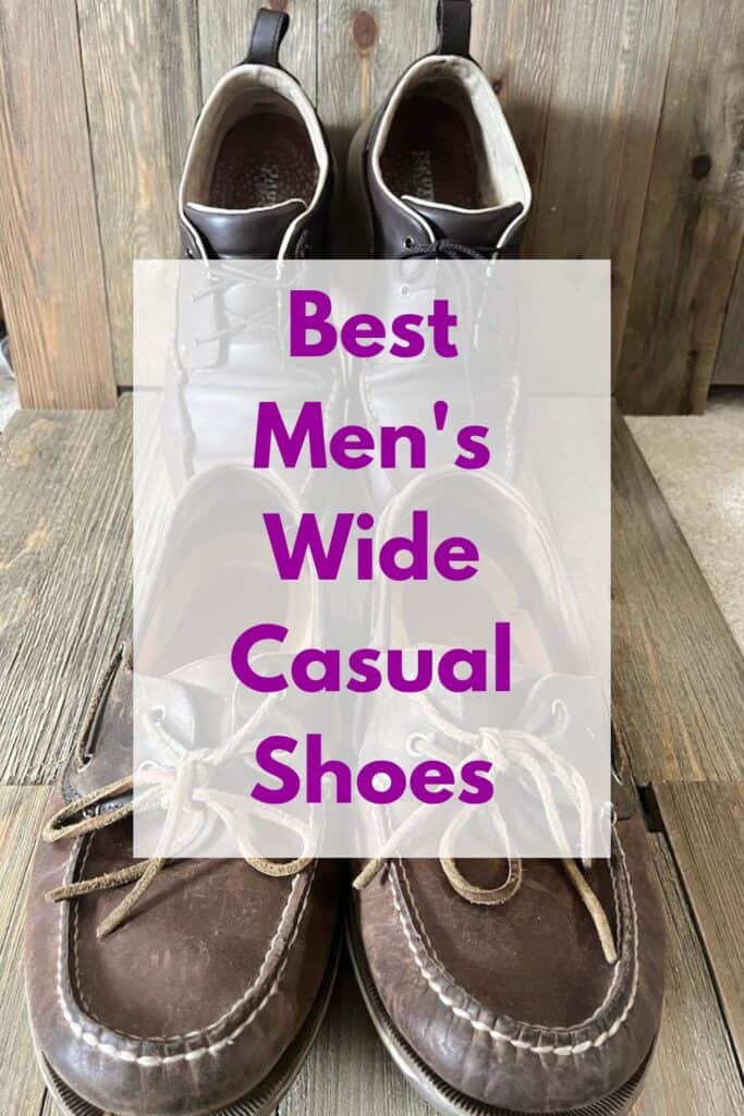 best men's wide casual shoes featured pin