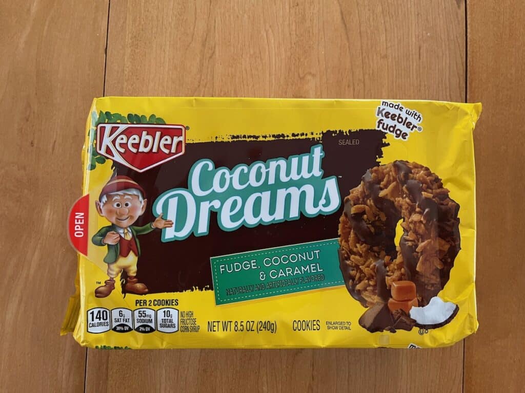 keebler coconut dreams cookies