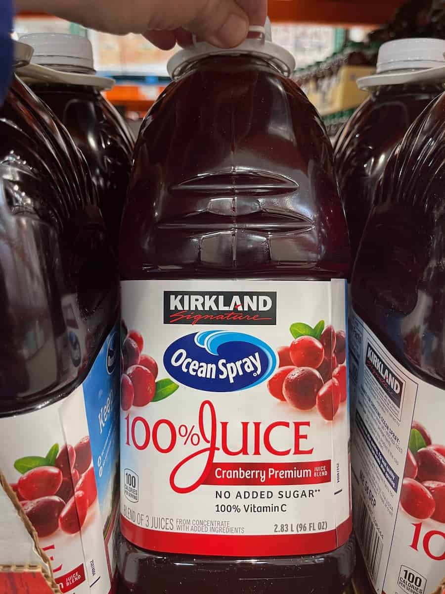 ocean spray cranberry juice costco brands